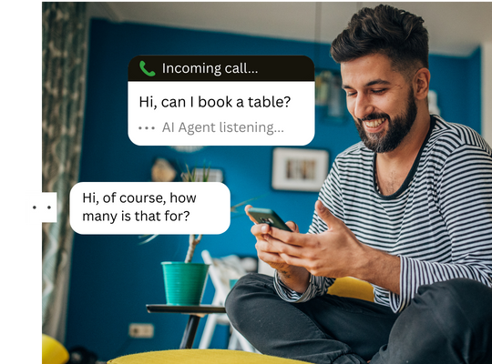 Voice AI demo interface