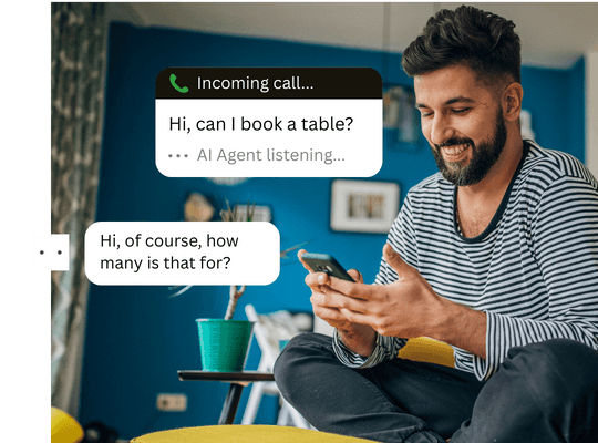 Voice AI demo interface